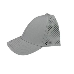 Melin A-Game Hydro Hat Mens Large Heather Grey Performance Snapback Cap